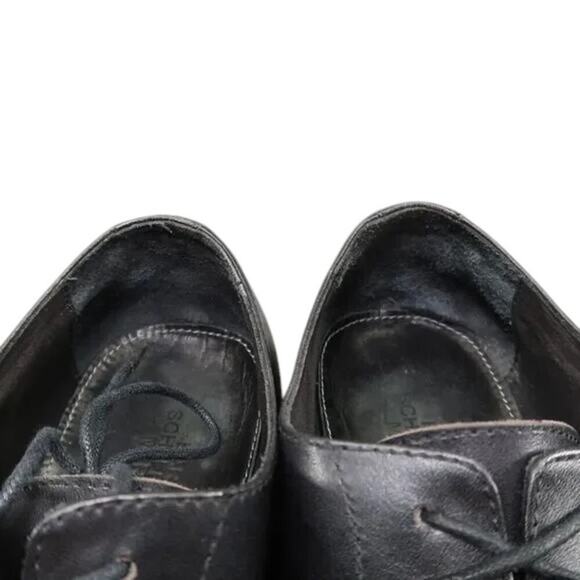 Hart Schaffner Marx Shoe Men 11 Oxford Cap Toe Formal Professional Classic Black